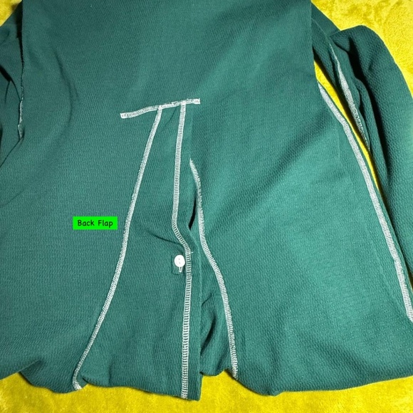 NWT J.CREW Waffle Union Suit (onesie)  Deep Alpine in XS - Picture 12 of 12